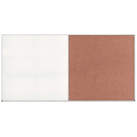 United Visual Products Enclosed Corkboard, 1 Door, 18"x24", 4" Fra UV3414-BRONZE-BUFF
